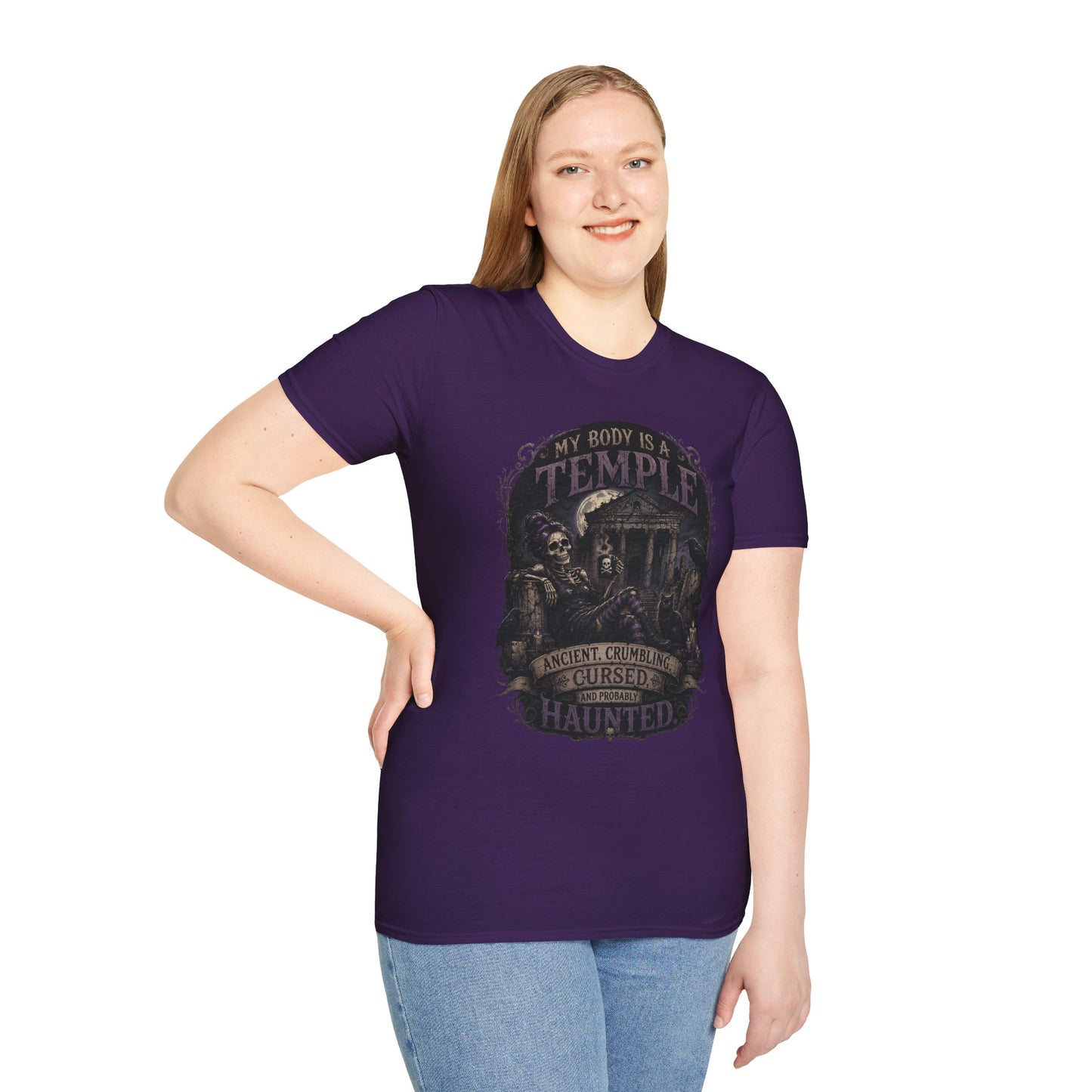 Body a Temple - Female Unisex Softstyle T-Shirt