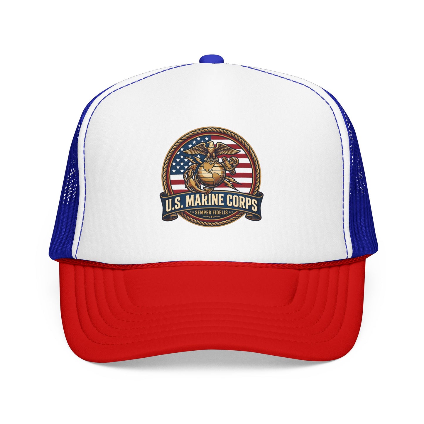 U.S. Marine Corps Patriotic Trucker Hat