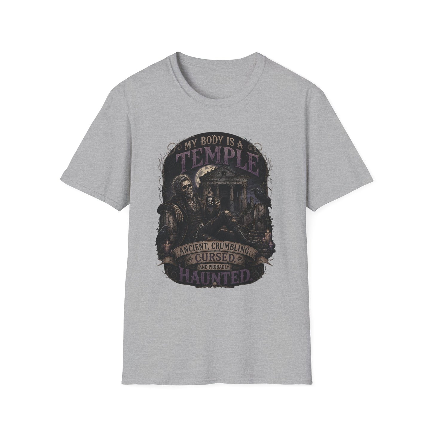 Body a Temple - Male Unisex Softstyle T-Shirt