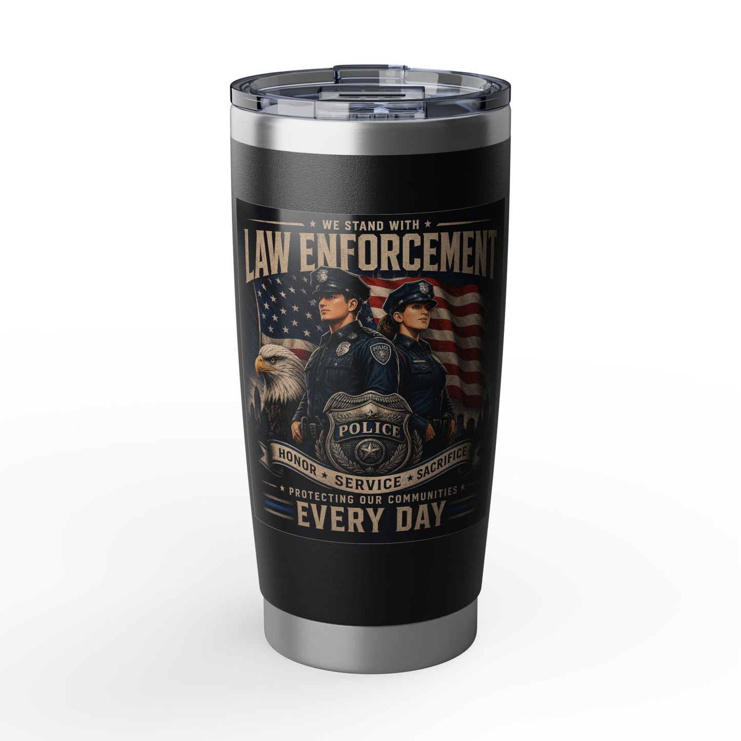 Support Law Enforcement Vagabond 20oz Tumbler