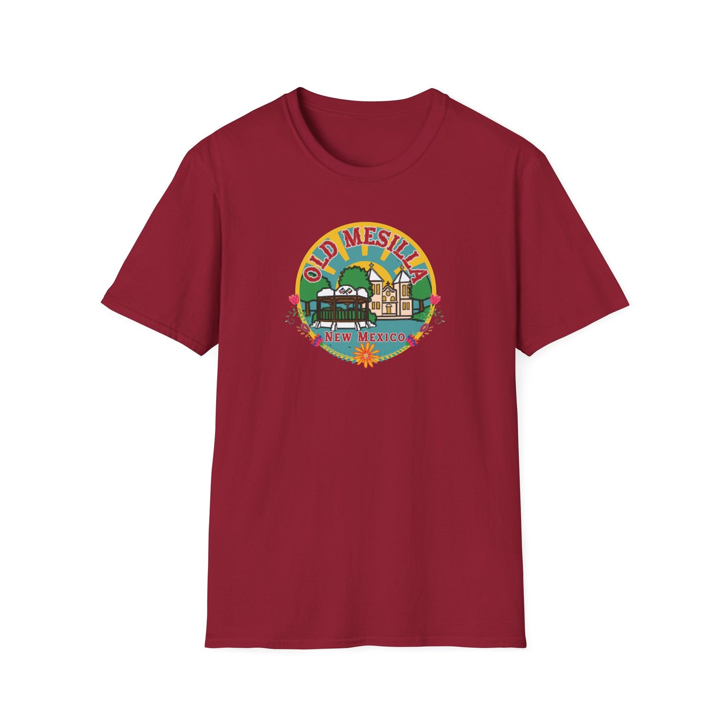 Old Mesilla - Round Unisex Softstyle T-Shirt