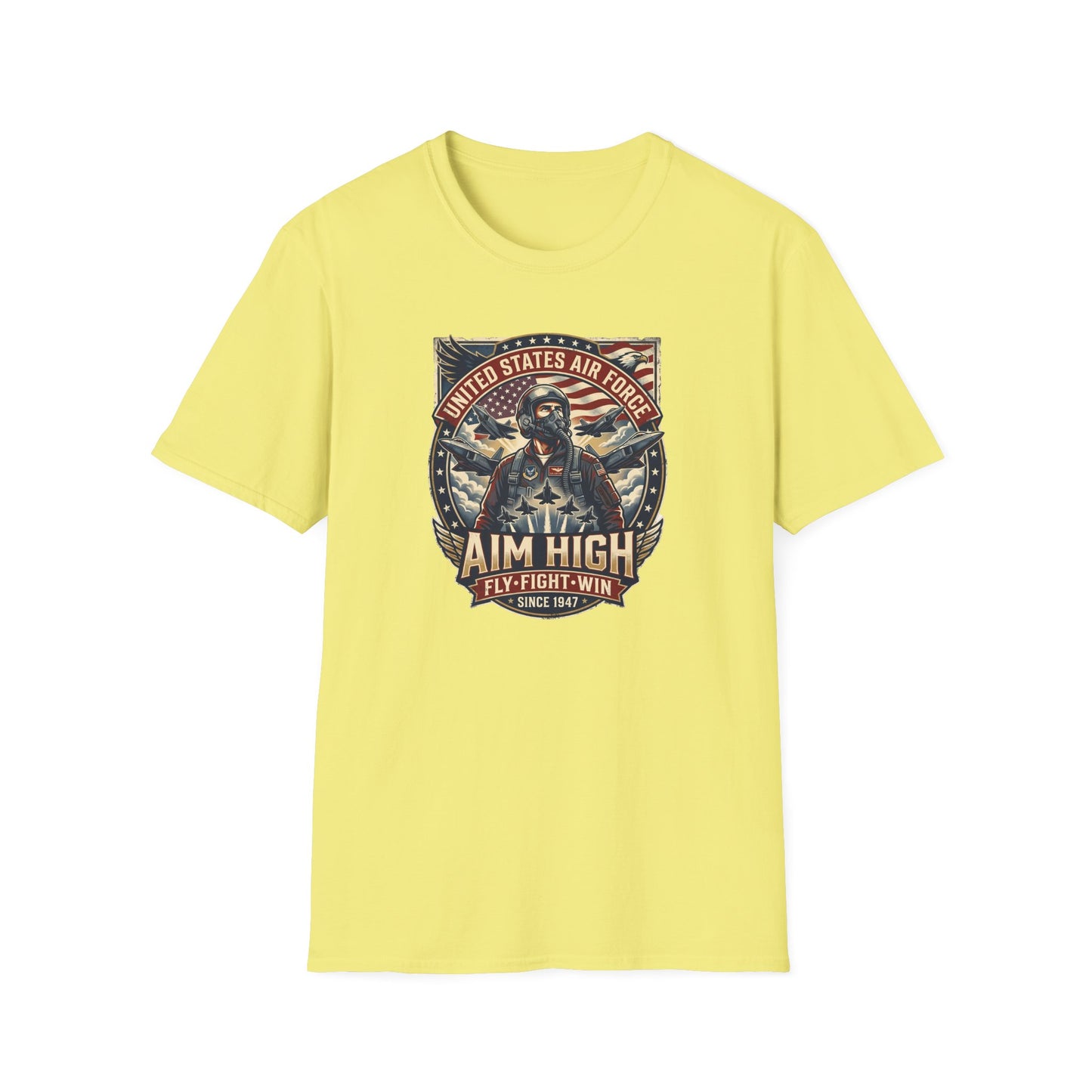 U.S. Air Force: Aim High Unisex Softstyle T-Shirt