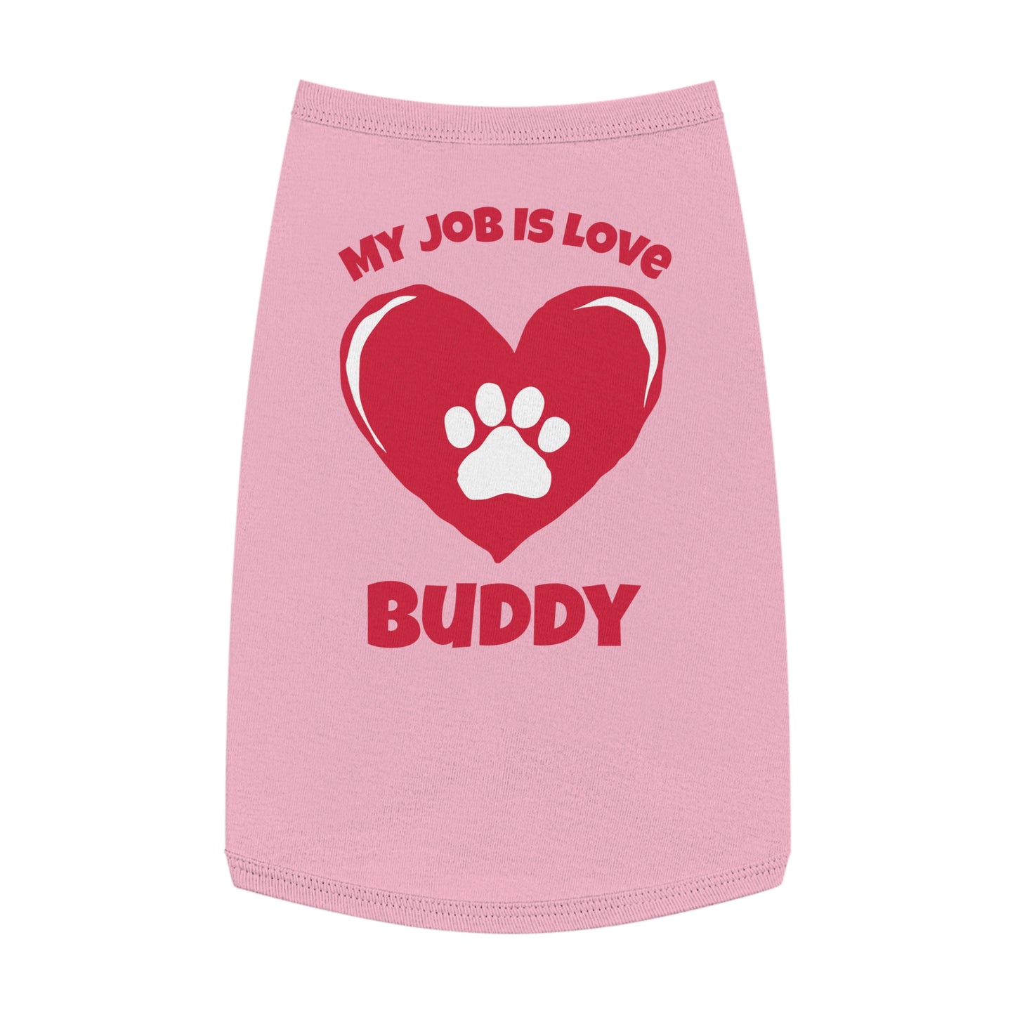 My Job Is Love PERSONALIZED Pet Tank Top