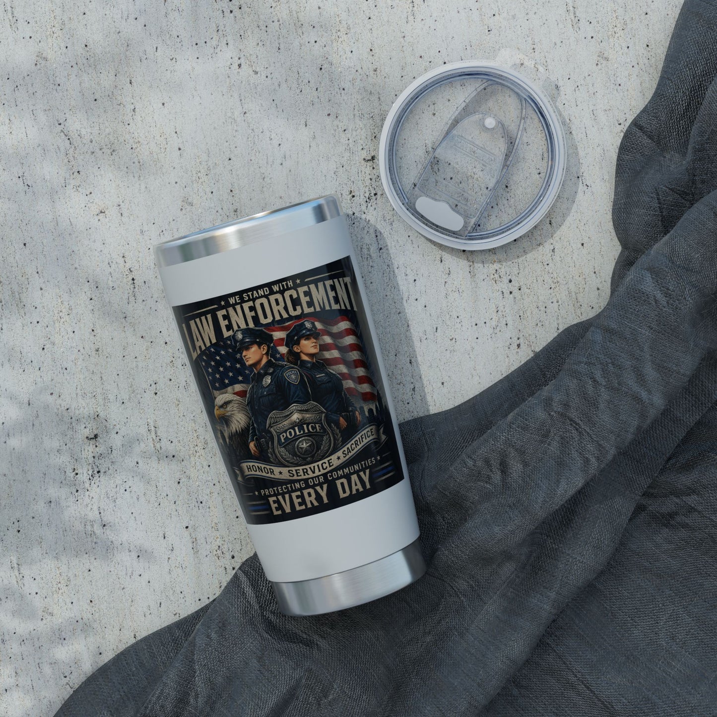 Support Law Enforcement Vagabond 20oz Tumbler