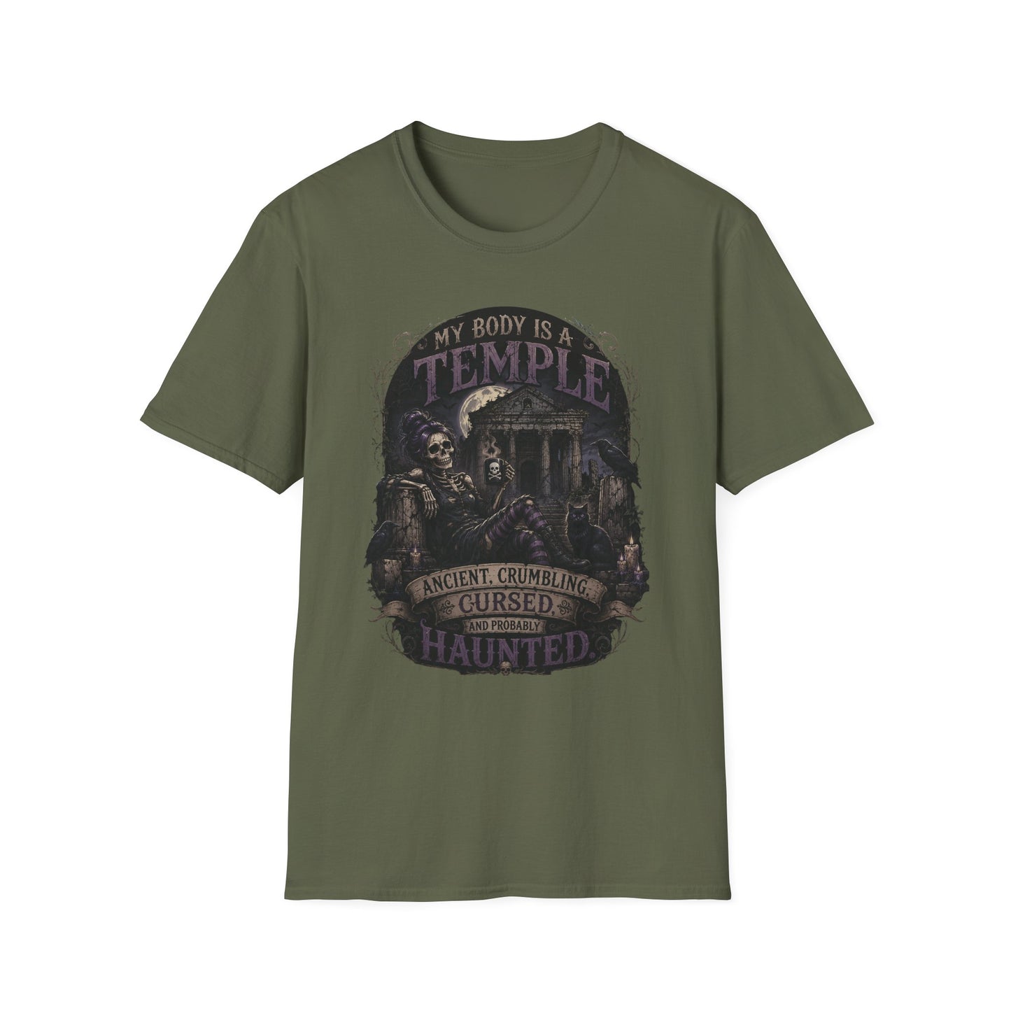Body a Temple - Female Unisex Softstyle T-Shirt
