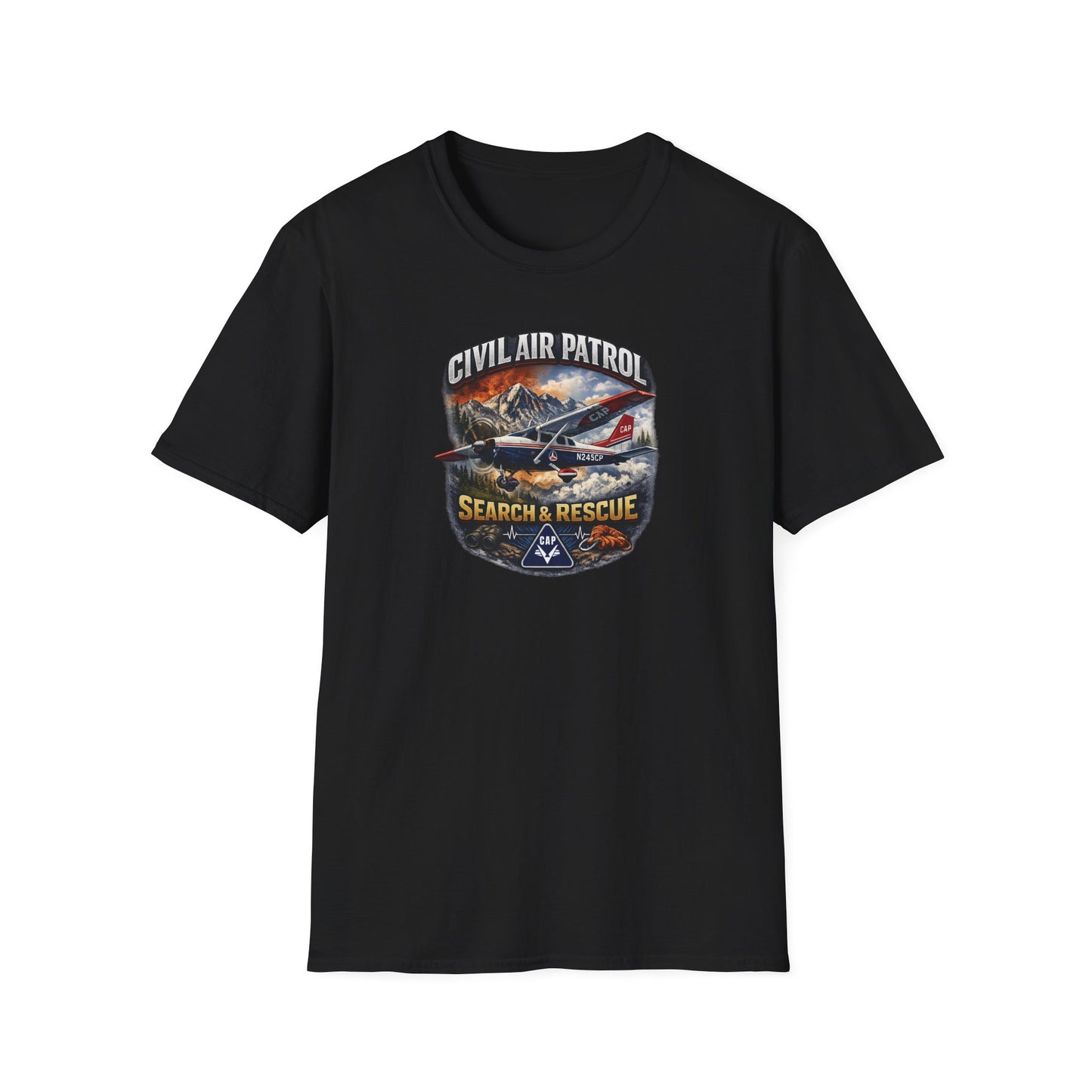 Civil Air Patrol: Search & Rescue Unisex Softstyle T-Shirt