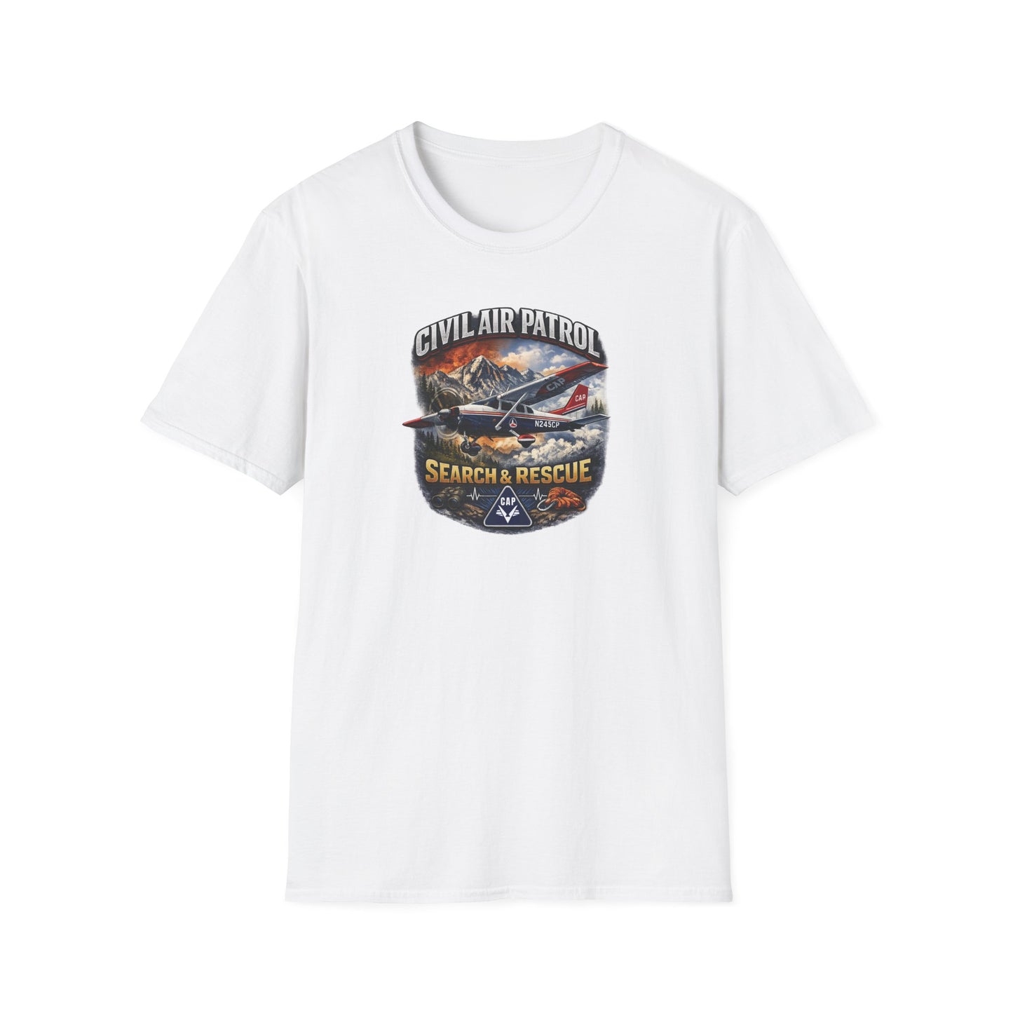 Civil Air Patrol: Search & Rescue Unisex Softstyle T-Shirt