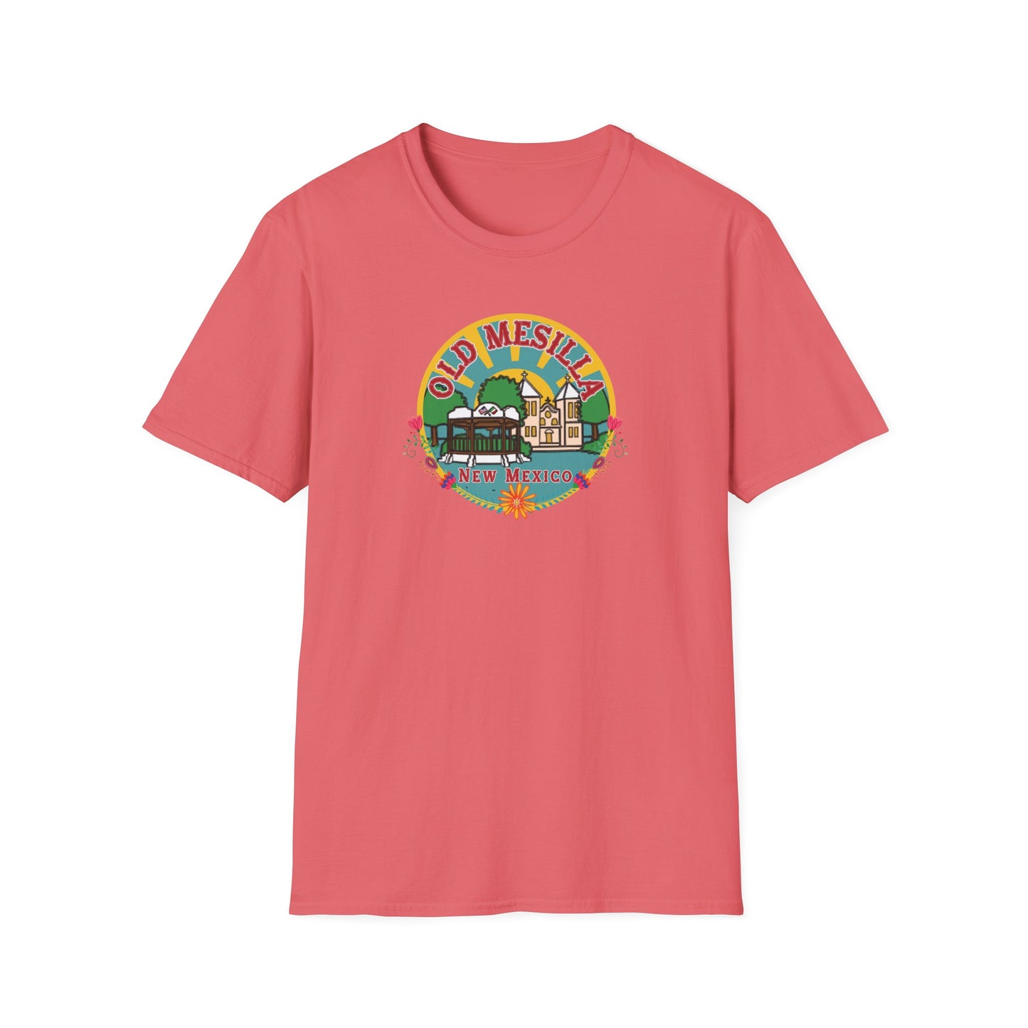 Old Mesilla - Round Unisex Softstyle T-Shirt