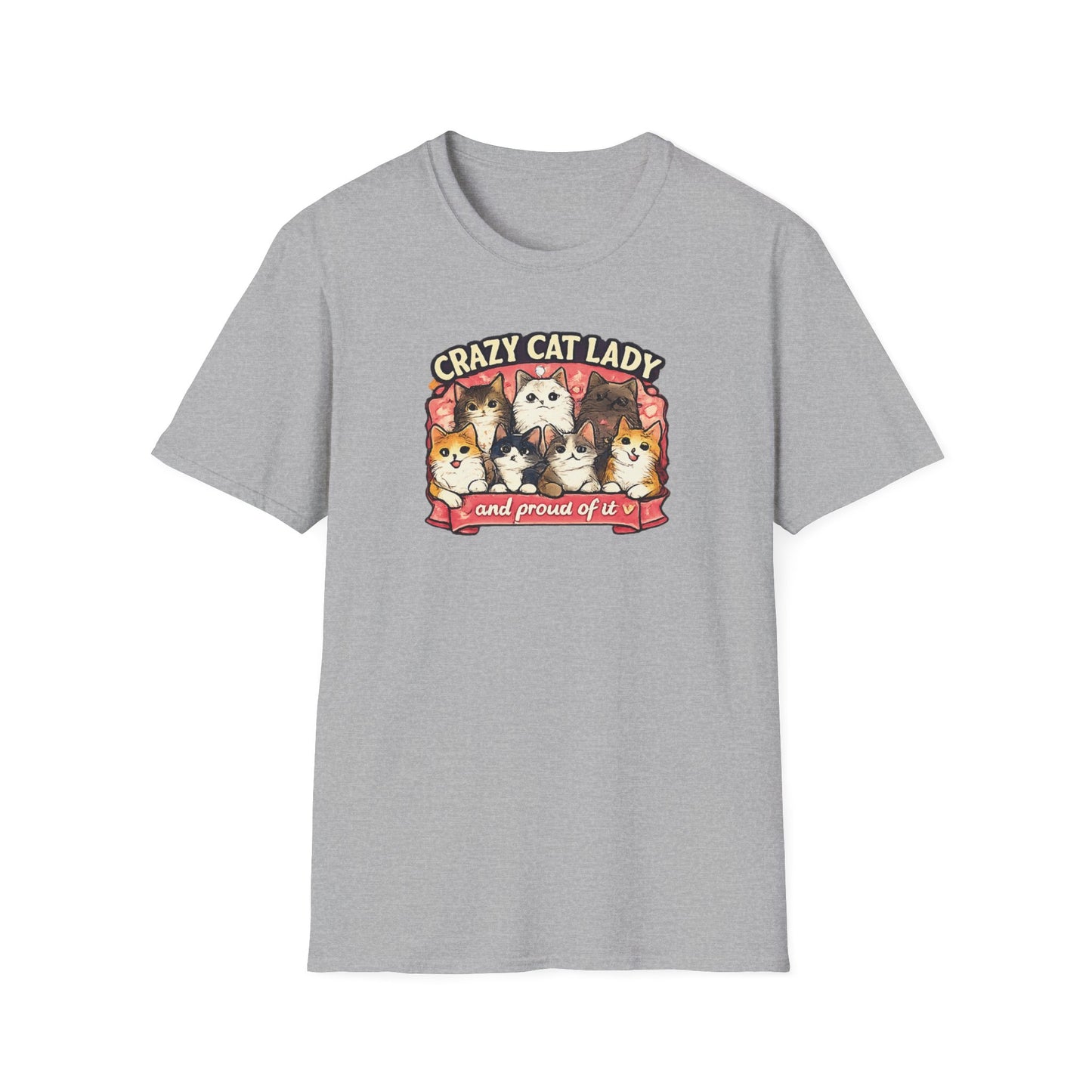 Crazy Cat Lady Unisex Softstyle T-Shirt