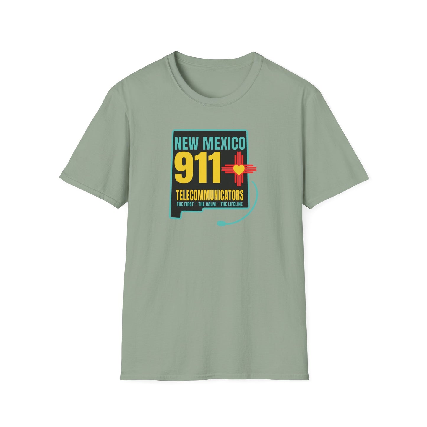 New Mexico 911 Telecommunicators Unisex Softstyle T-Shirt