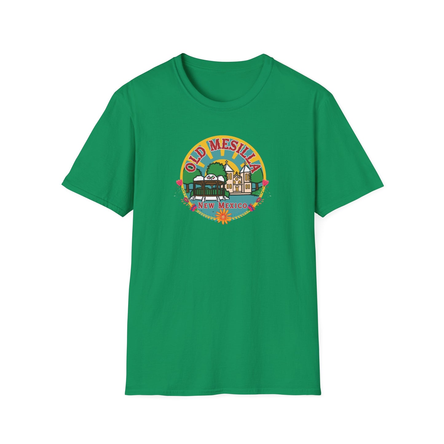 Old Mesilla - Round Unisex Softstyle T-Shirt