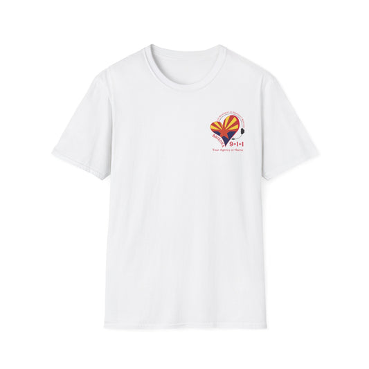 Arizona 911 Heartbeat (Pocket Personalized) Unisex Softstyle T-Shirt