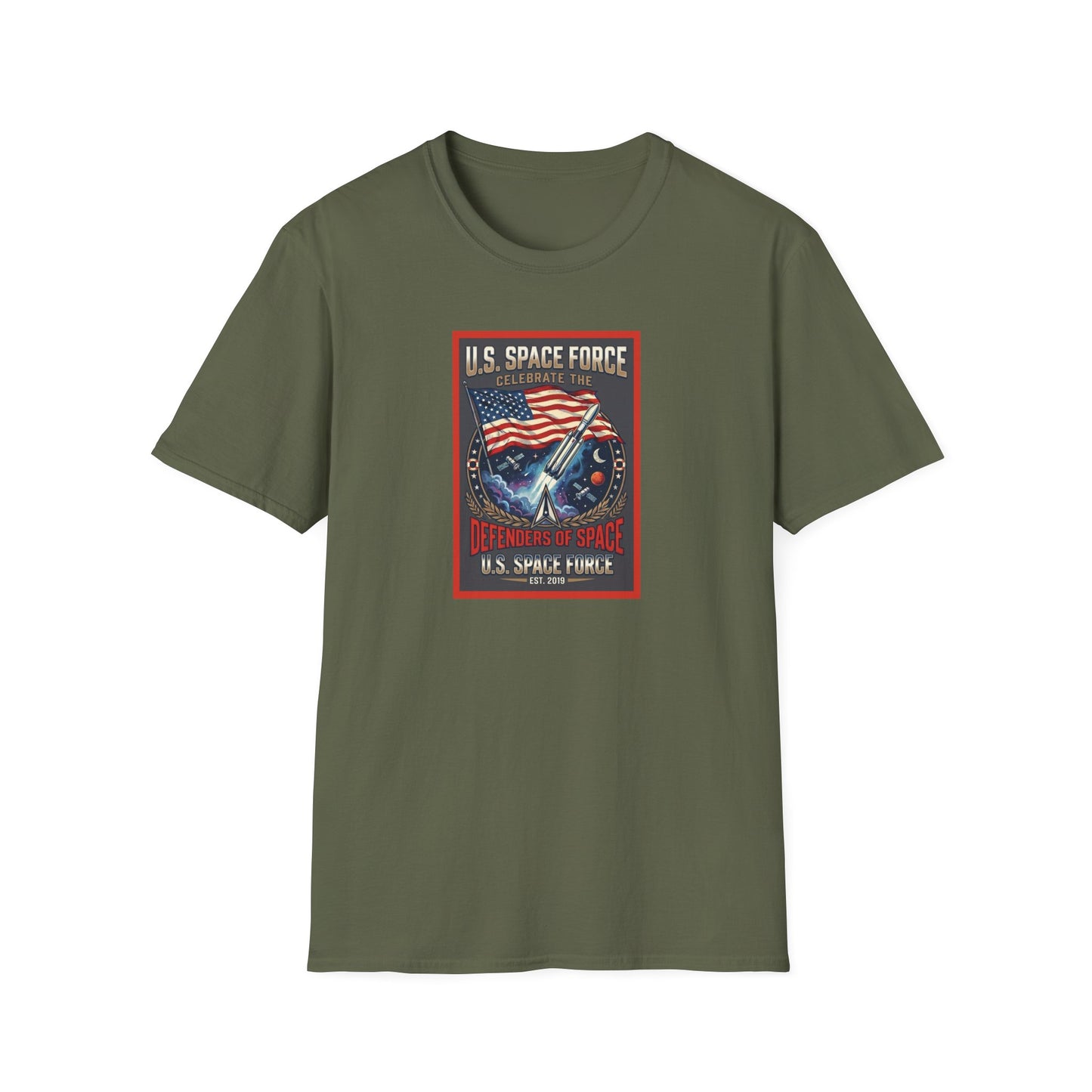 U.S. Space Force Defenders of Space Unisex Softstyle T-Shirt