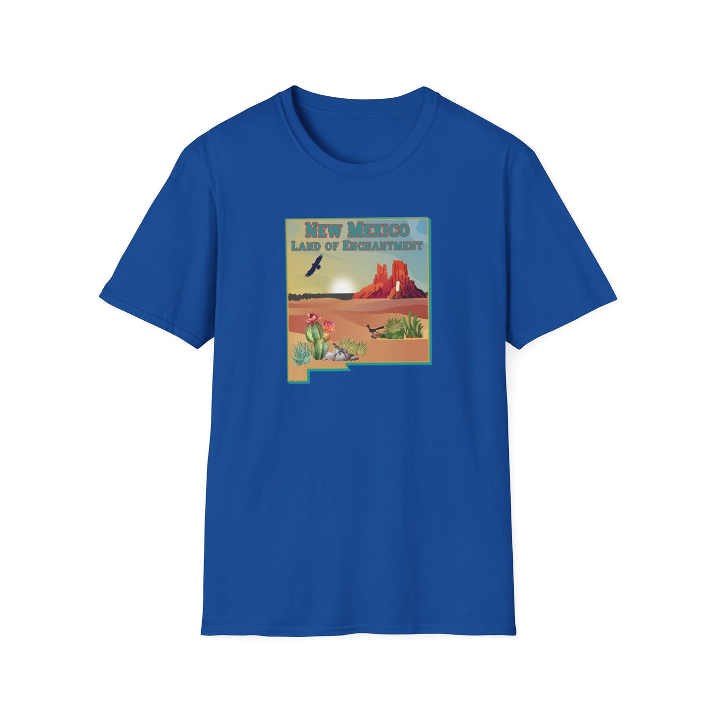 New Mexico: Land of Enchantment - Desert Unisex Softstyle T-Shirt