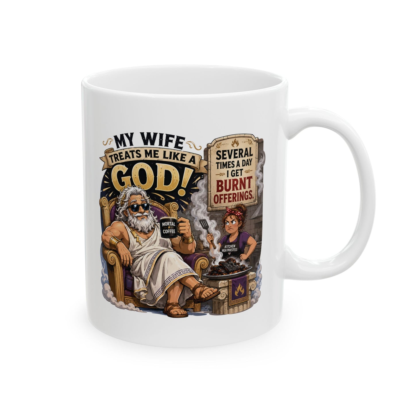 Burnt Offerings Ceramic Mug (11oz, 15oz)