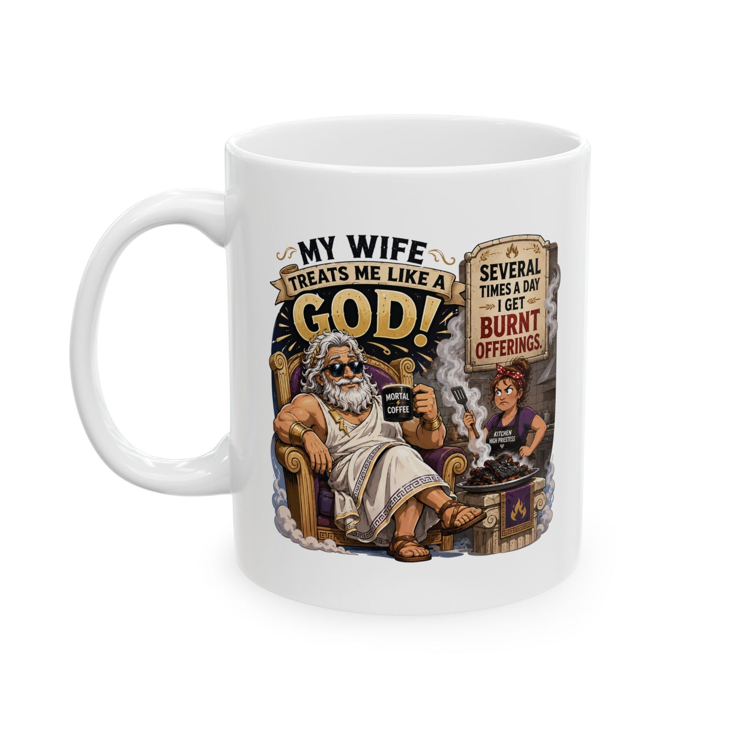 Burnt Offerings Ceramic Mug (11oz, 15oz)