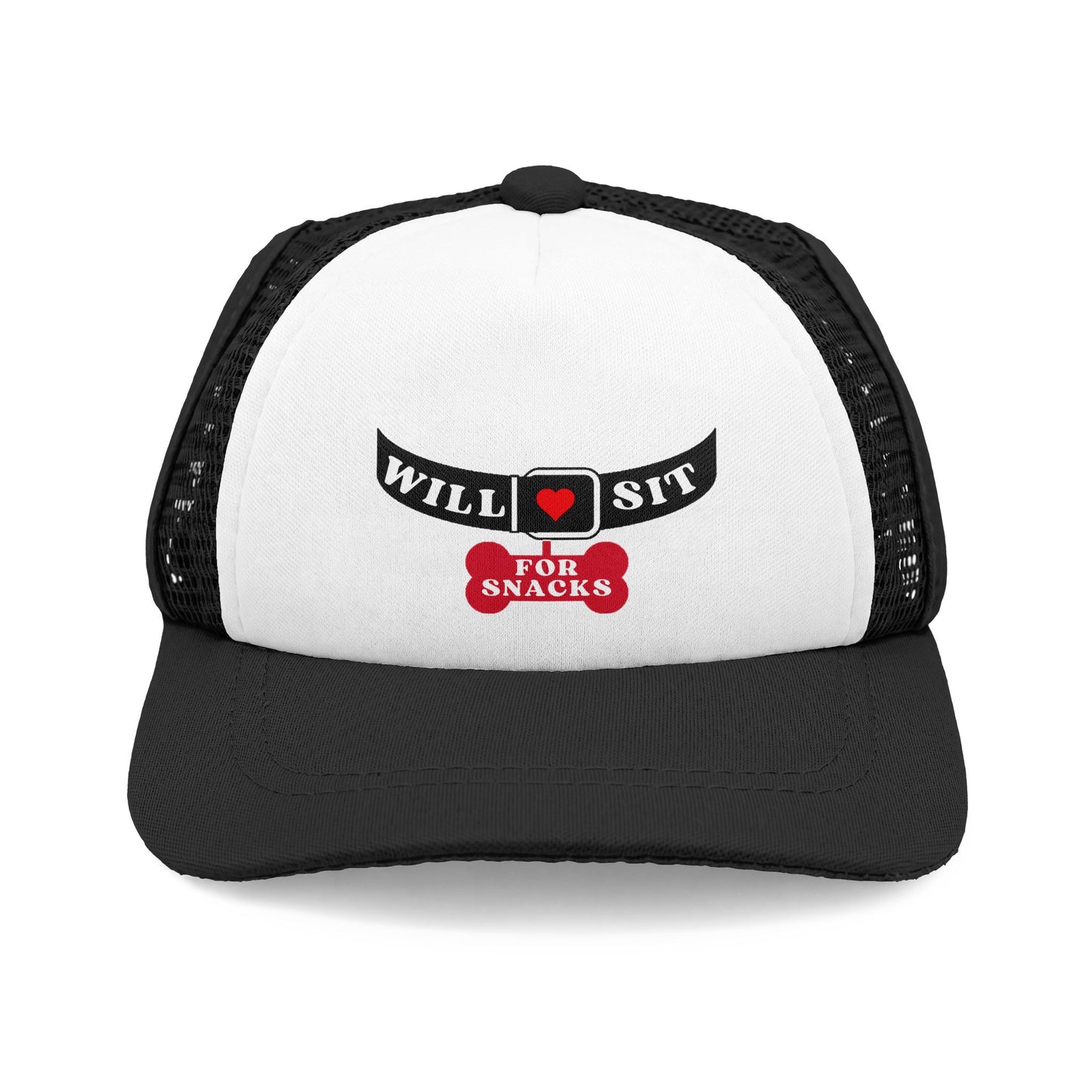 Will Sit for Treats Dog Foam Trucker Hat