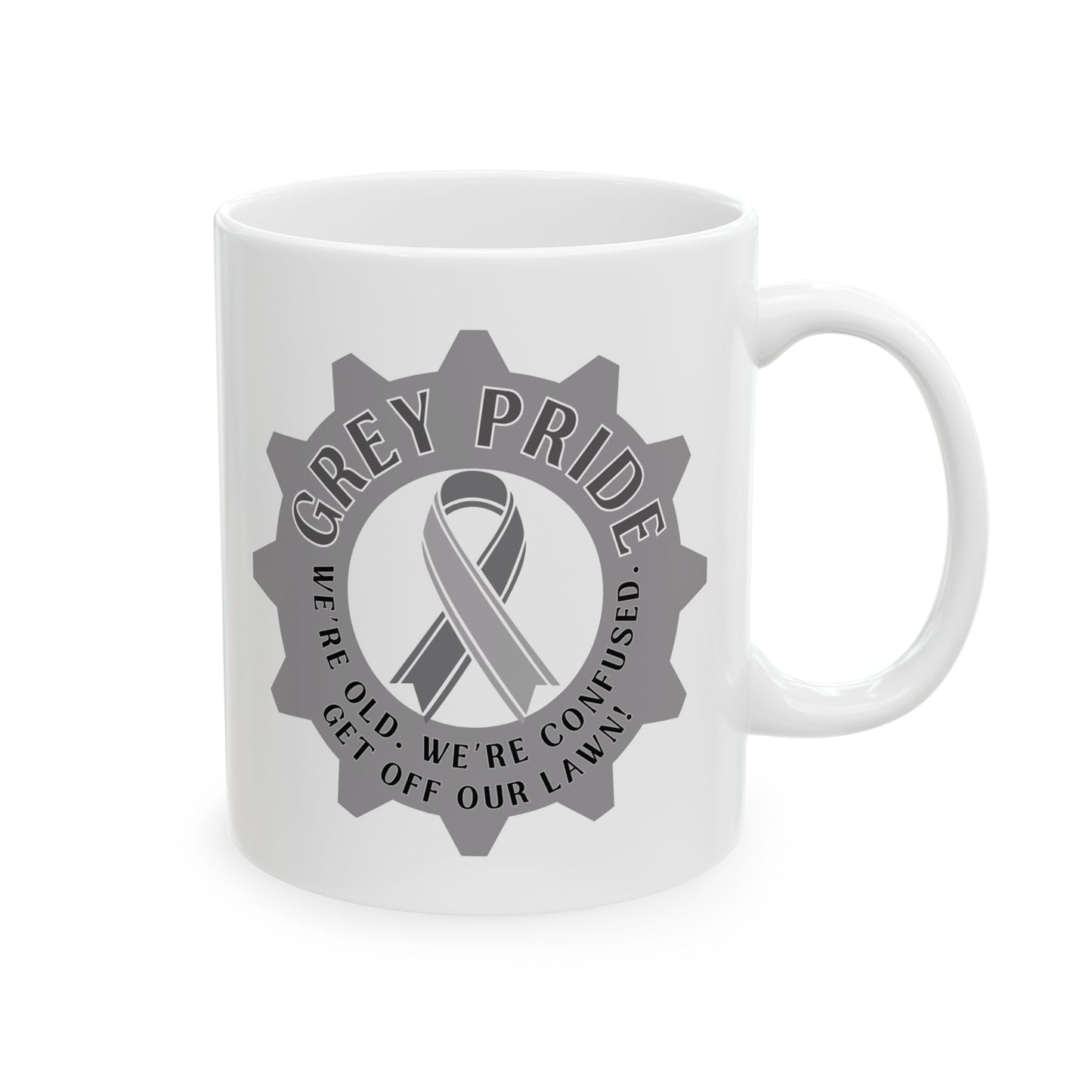 Grey Pride Ceramic Mug (11oz, 15oz)
