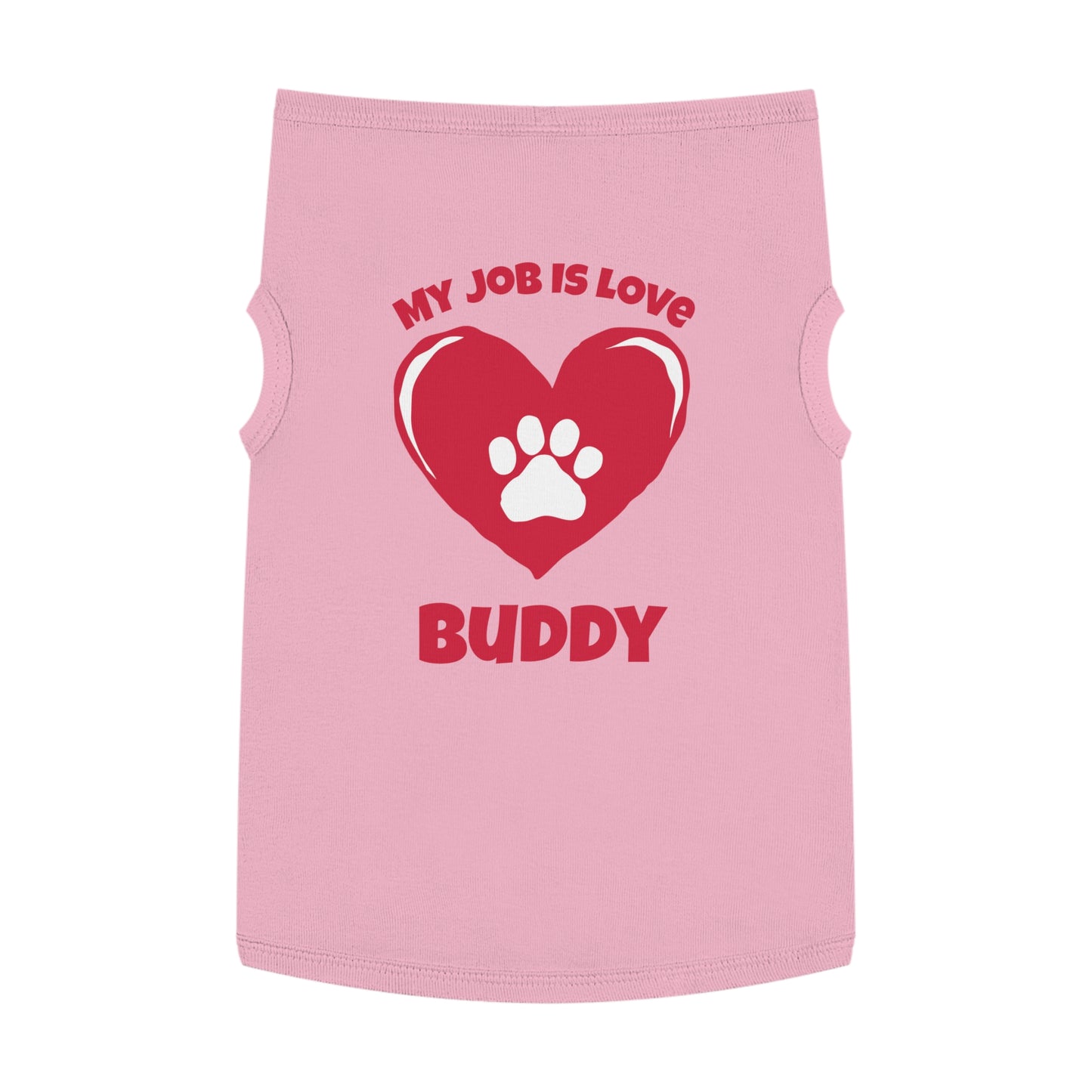 My Job Is Love PERSONALIZED Pet Tank Top
