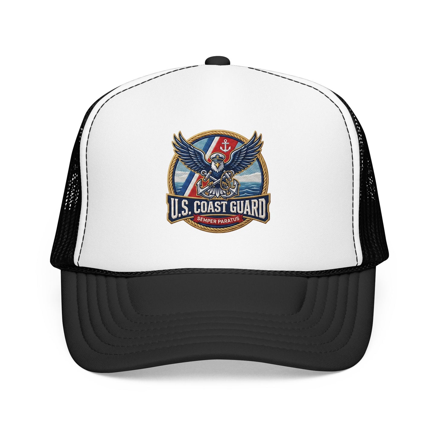 U.S. Coast Guard Patriotic Trucker Hat