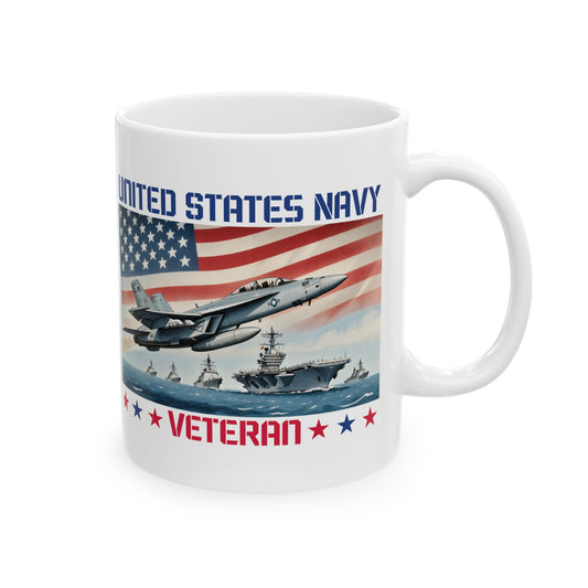 U.S. Navy Veteran Ceramic Mug (11oz, 15oz)