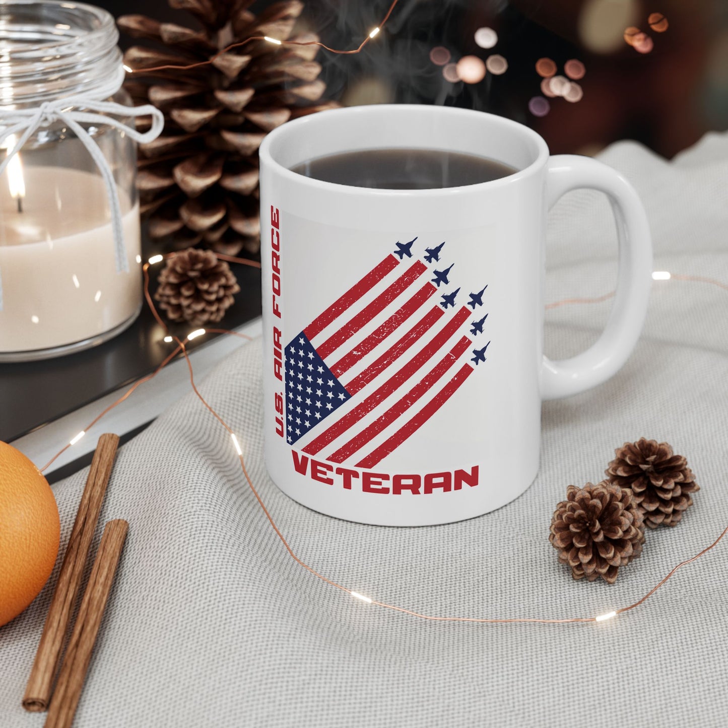 U.S. Air Force Veteran Ceramic Mug (11oz, 15oz)