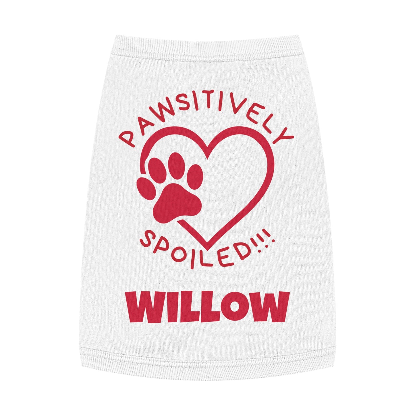 Pawsitively Spoiled PERSONALIZED Pet Tank Top