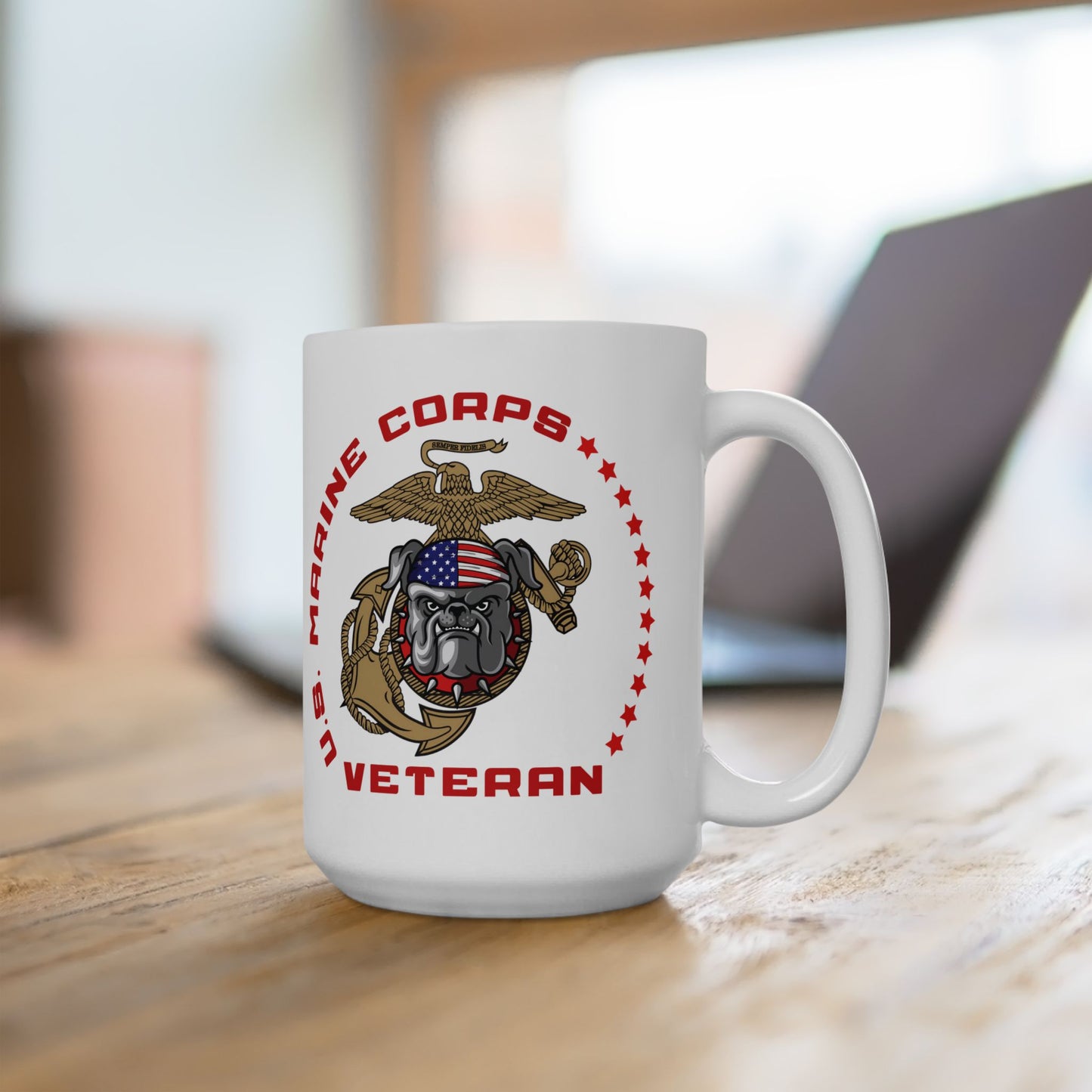 U.S. Marine Corps Veteran Ceramic Mug (11oz, 15oz)