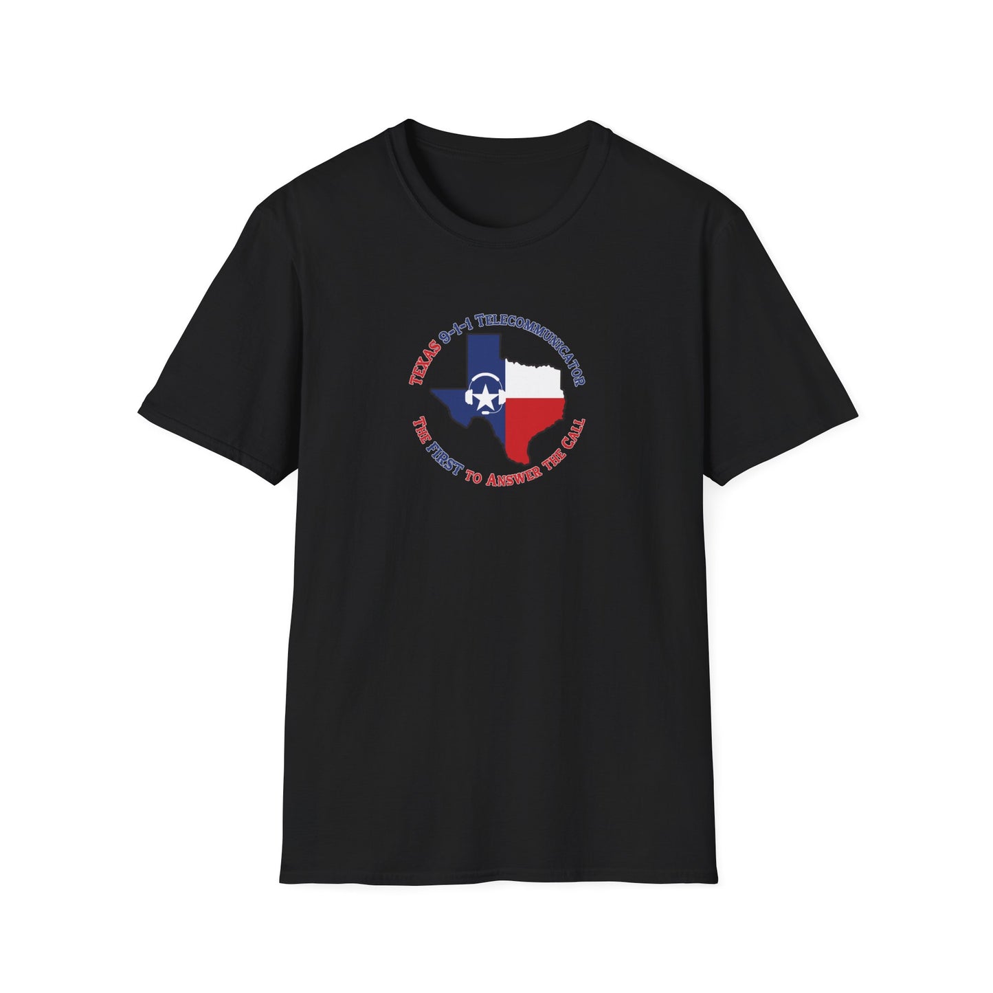 Texas 911 Telecommunicators Unisex Softstyle T-Shirt