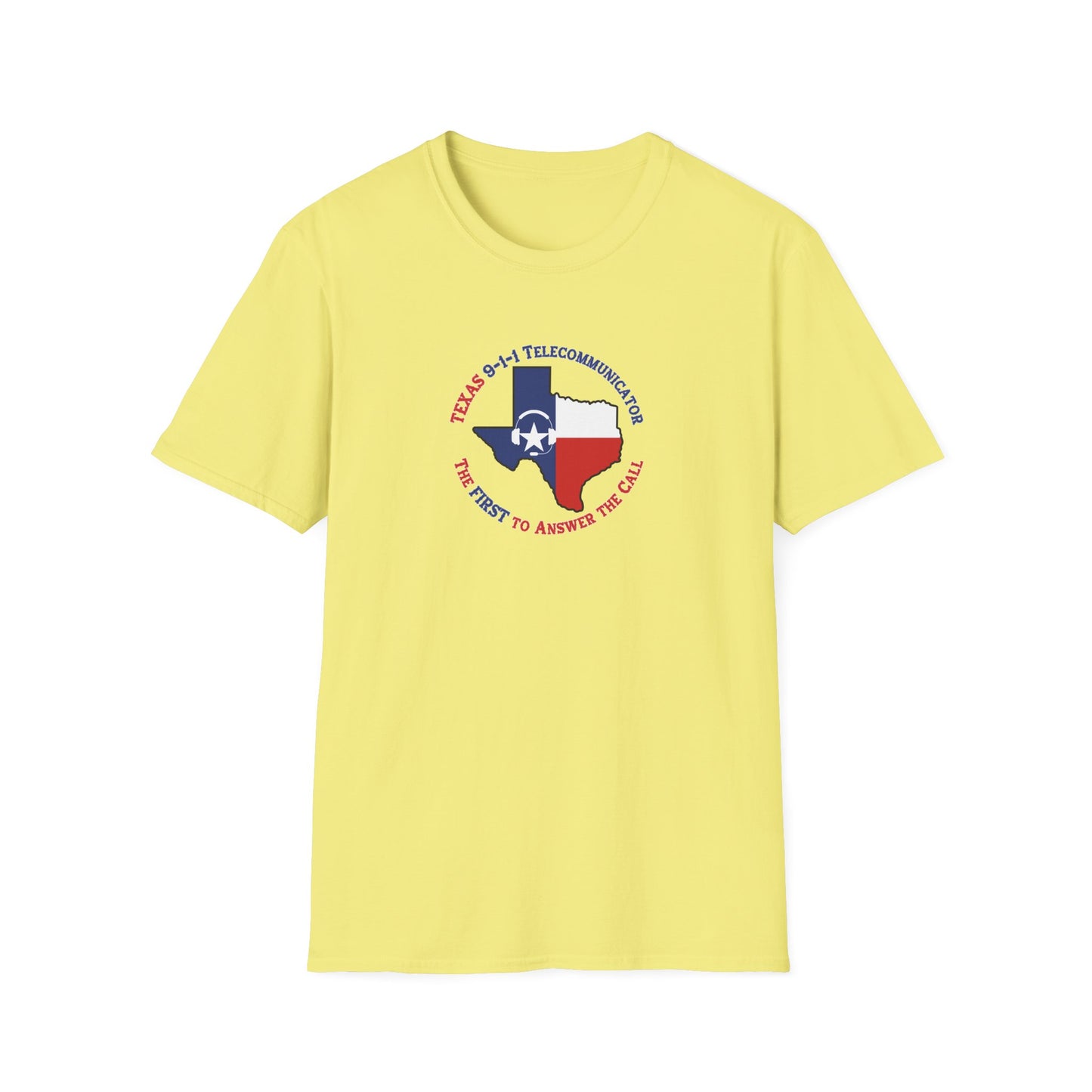 Texas 911 Telecommunicators Unisex Softstyle T-Shirt