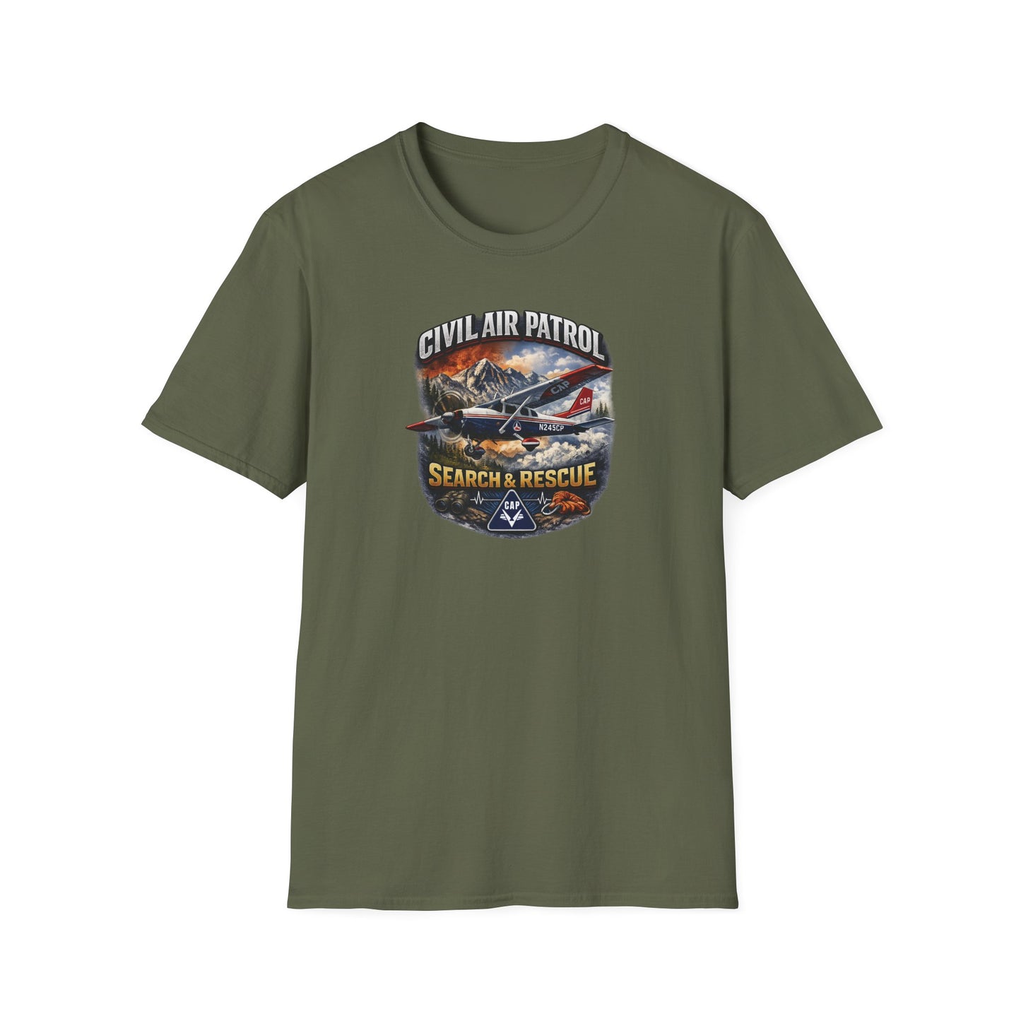 Civil Air Patrol: Search & Rescue Unisex Softstyle T-Shirt