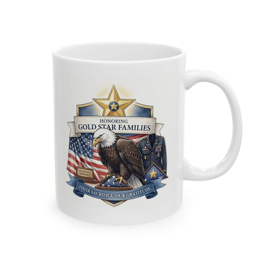 Gold Star Family Ceramic Mug (11oz, 15oz)