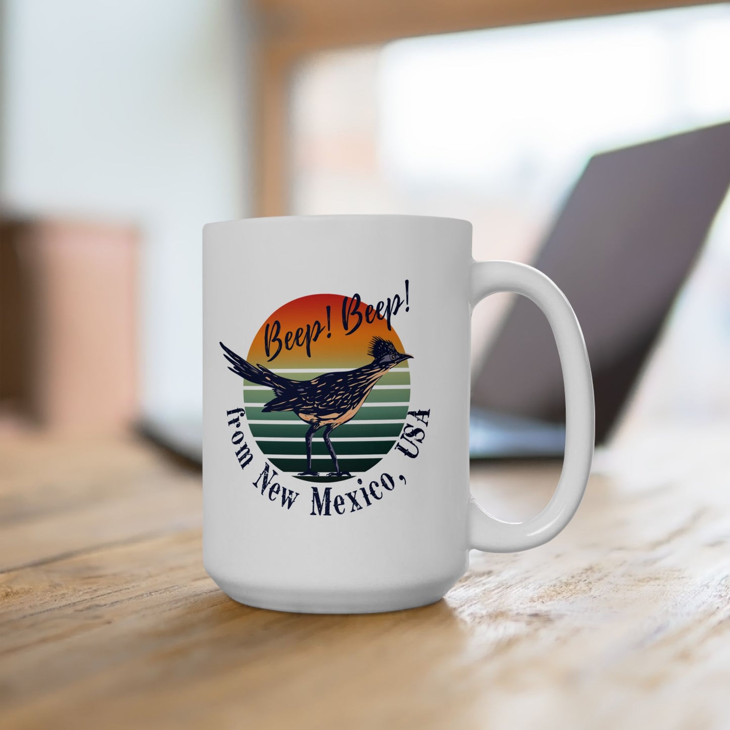 Beep Beep New Mexico Ceramic Mug, (11oz, 15oz)