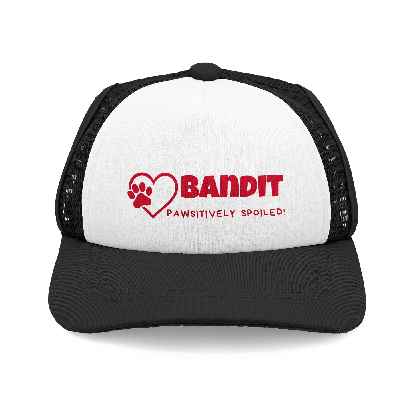 Pawsitively Spoiled, PERSONALIZED Dog Foam Trucker Hat