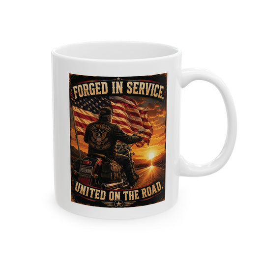 United on the Road Veteran Riders Ceramic Mug (11oz, 15oz)