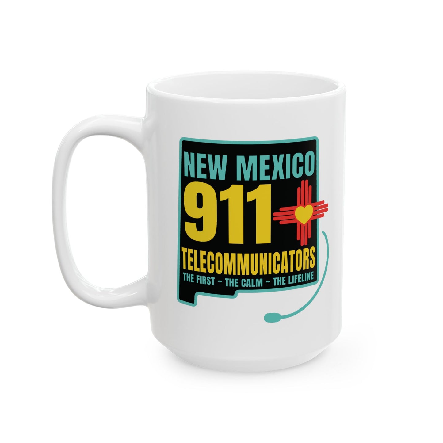 New Mexico 911 Telecommunicators Ceramic Mug, (11oz, 15oz)