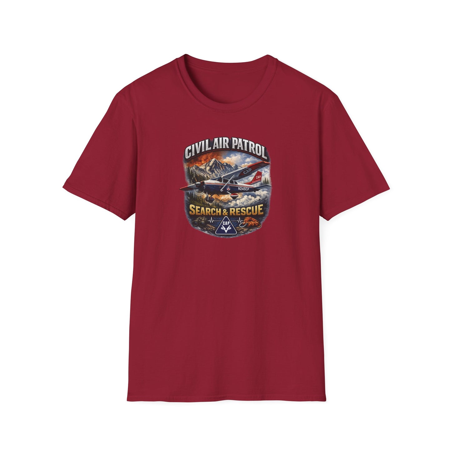 Civil Air Patrol: Search & Rescue Unisex Softstyle T-Shirt