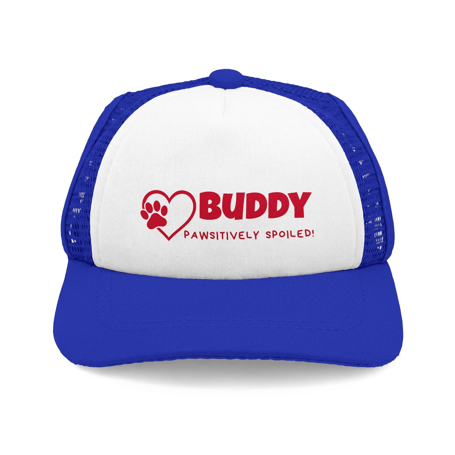 Pawsitively Spoiled, PERSONALIZED Dog Foam Trucker Hat