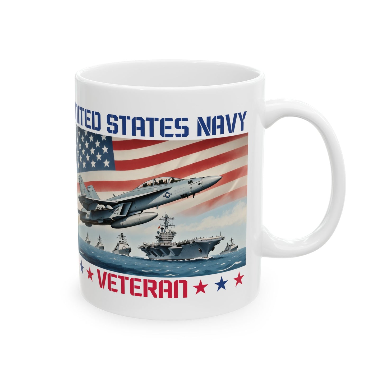 U.S. Navy Veteran Ceramic Mug (11oz, 15oz)