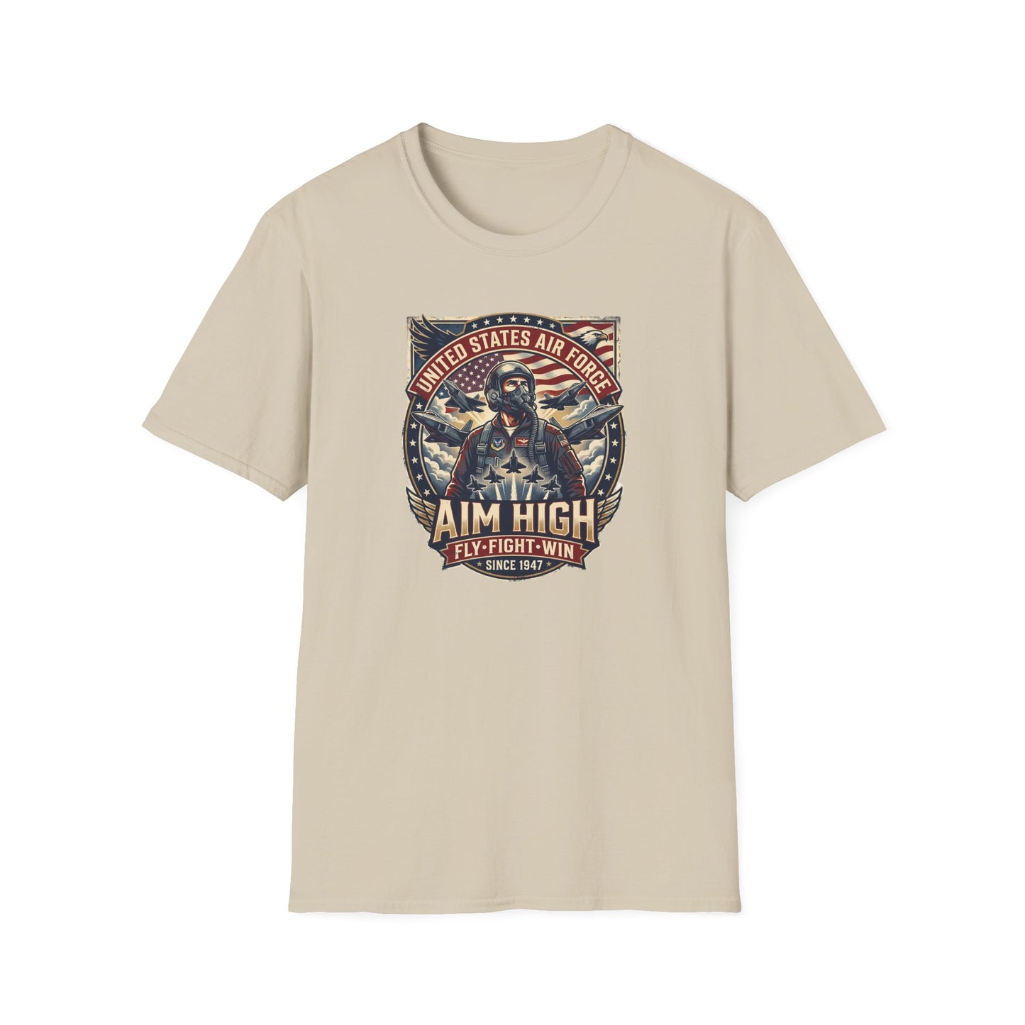 U.S. Air Force: Aim High Unisex Softstyle T-Shirt