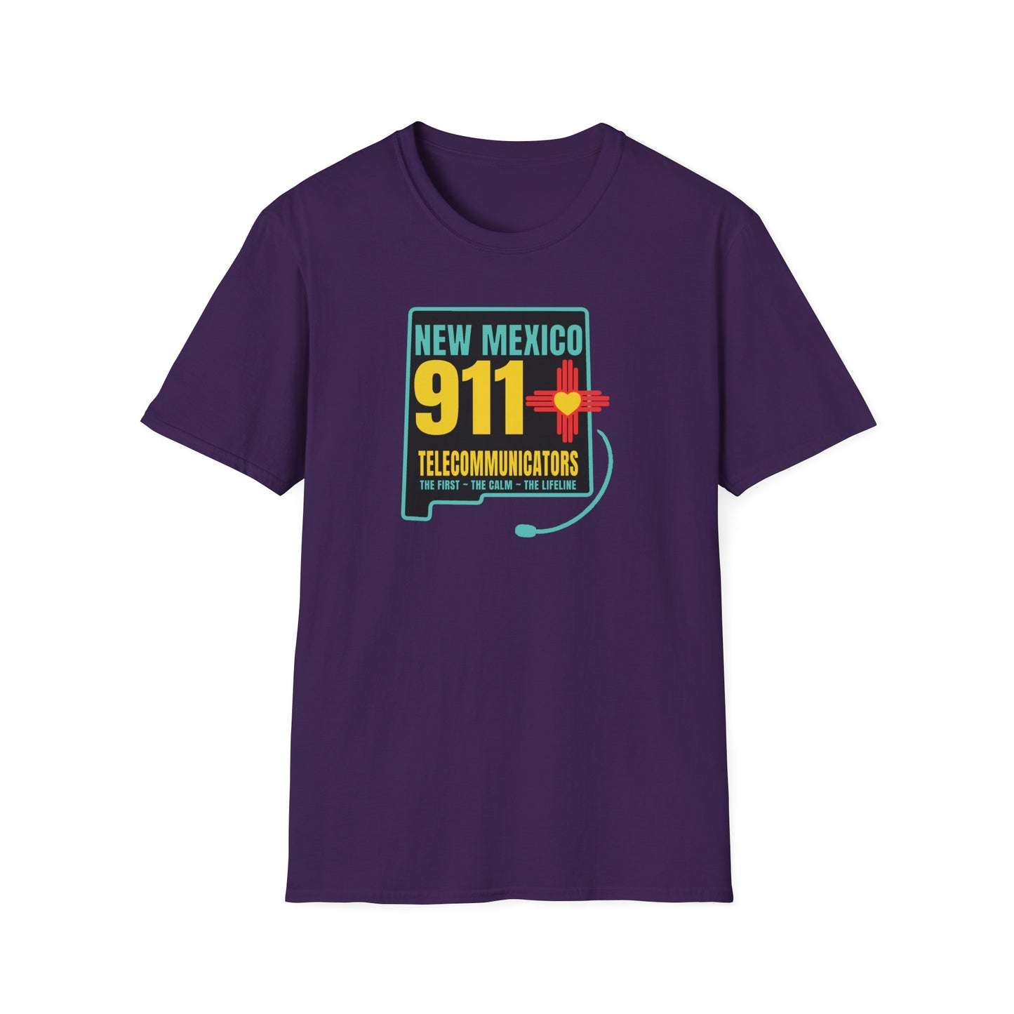 New Mexico 911 Telecommunicators Unisex Softstyle T-Shirt