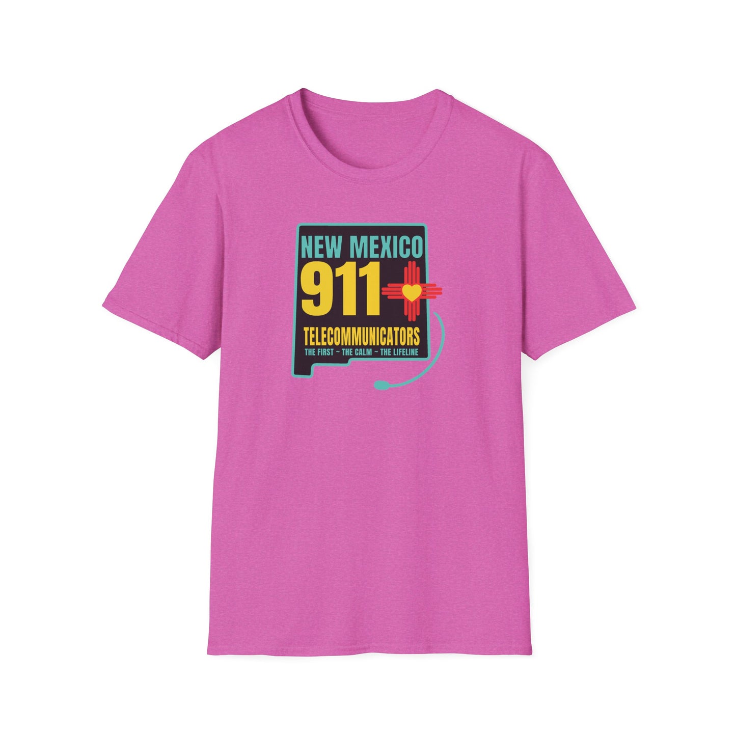 New Mexico 911 Telecommunicators Unisex Softstyle T-Shirt