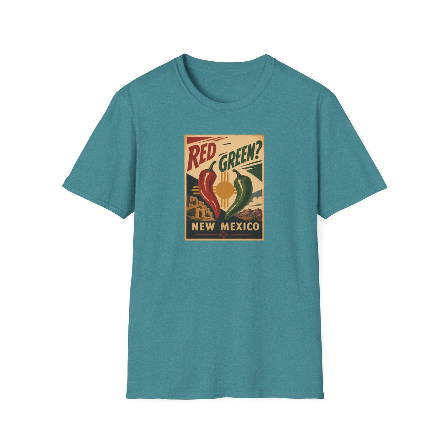 Red or Green? Unisexn Softstyle T-Shirt
