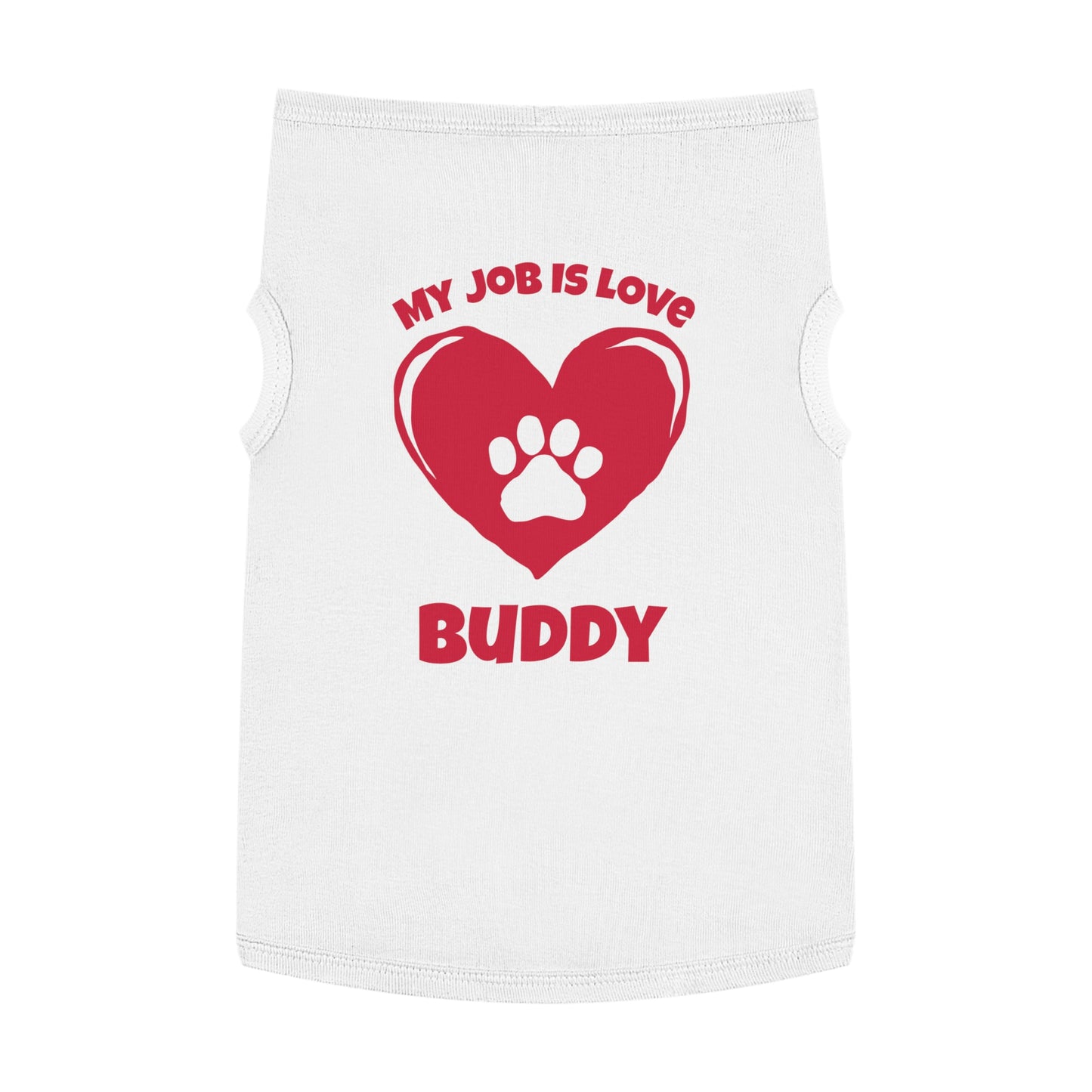 My Job Is Love PERSONALIZED Pet Tank Top