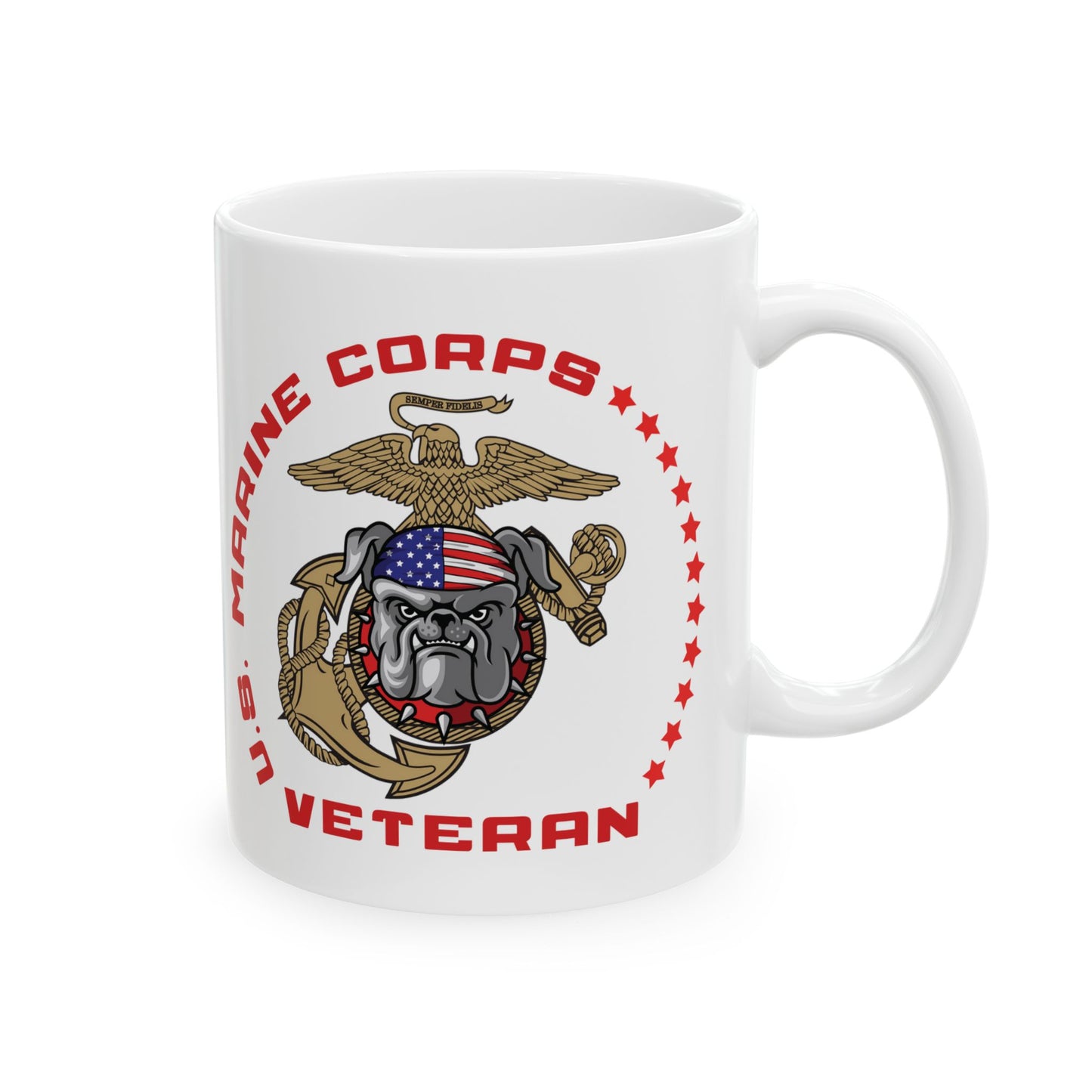 U.S. Marine Corps Veteran Ceramic Mug (11oz, 15oz)