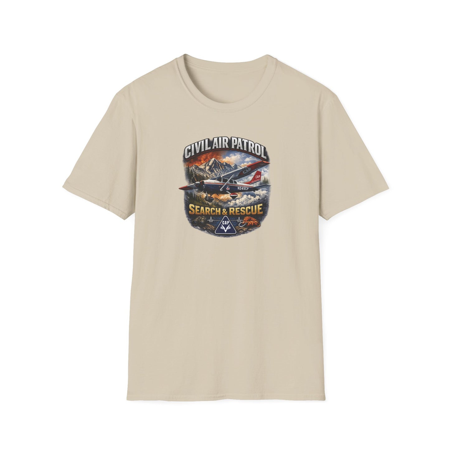 Civil Air Patrol: Search & Rescue Unisex Softstyle T-Shirt