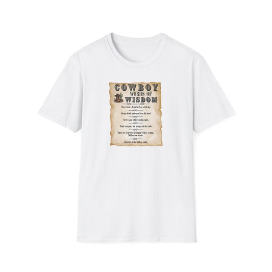 Good Ole Cowboy Wisdom Unisex Softstyle T-Shirt