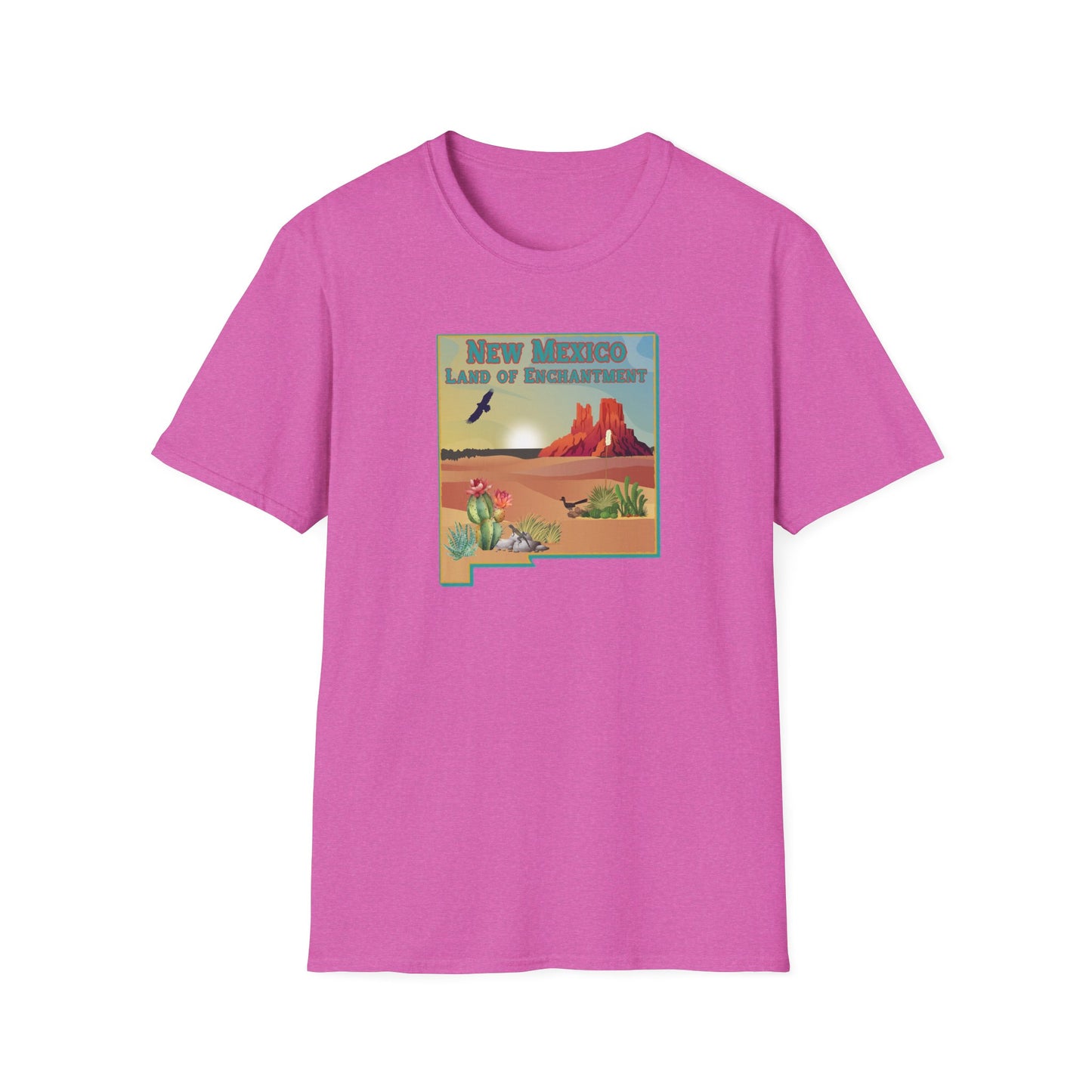 New Mexico: Land of Enchantment - Desert Unisex Softstyle T-Shirt