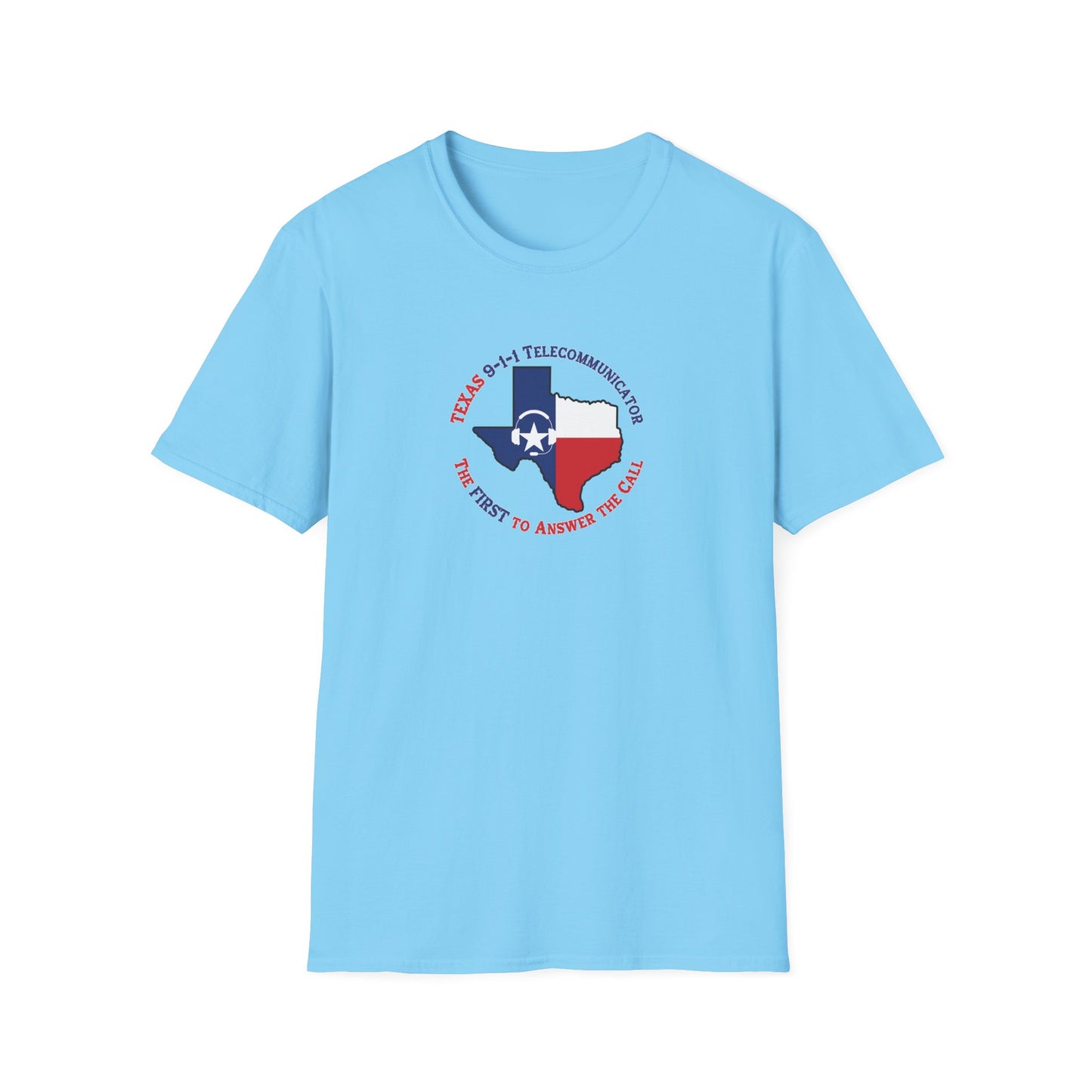 Texas 911 Telecommunicators Unisex Softstyle T-Shirt