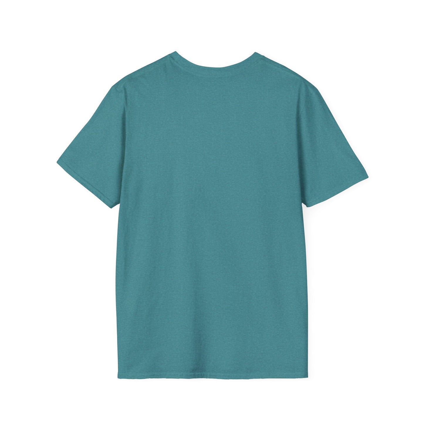 America 250: Liberty Bell with Eagle & Lady Liberty - White Letters Unisex Softstyle T-Shirt